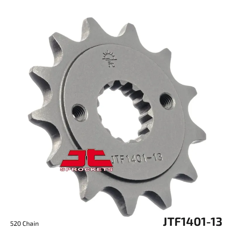 Piñón de moto JT Sprockets acero 13 dientes P.520 TF1401.13