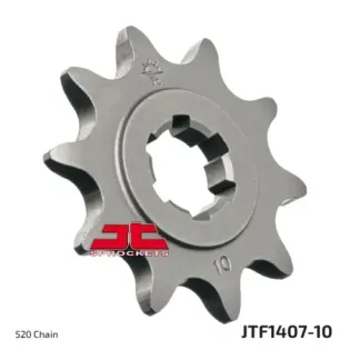 Piñón de moto JT Sprockets acero 10 dientes P.520 JTF1407.10