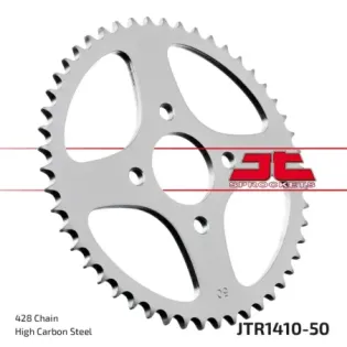 Corona moto JT Sprockets de acero de 50 dientes JTR1410.50