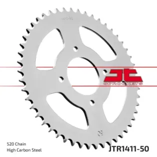 Corona moto JT Sprockets de acero de 50 dientes JTR1411.50