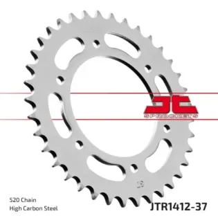 Corona moto JT Sprockets de acero de 37 dientes JTR1412.37