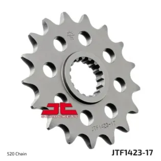 Piñón de moto JT Sprockets acero 17 dientes P.520 JTF1423.17