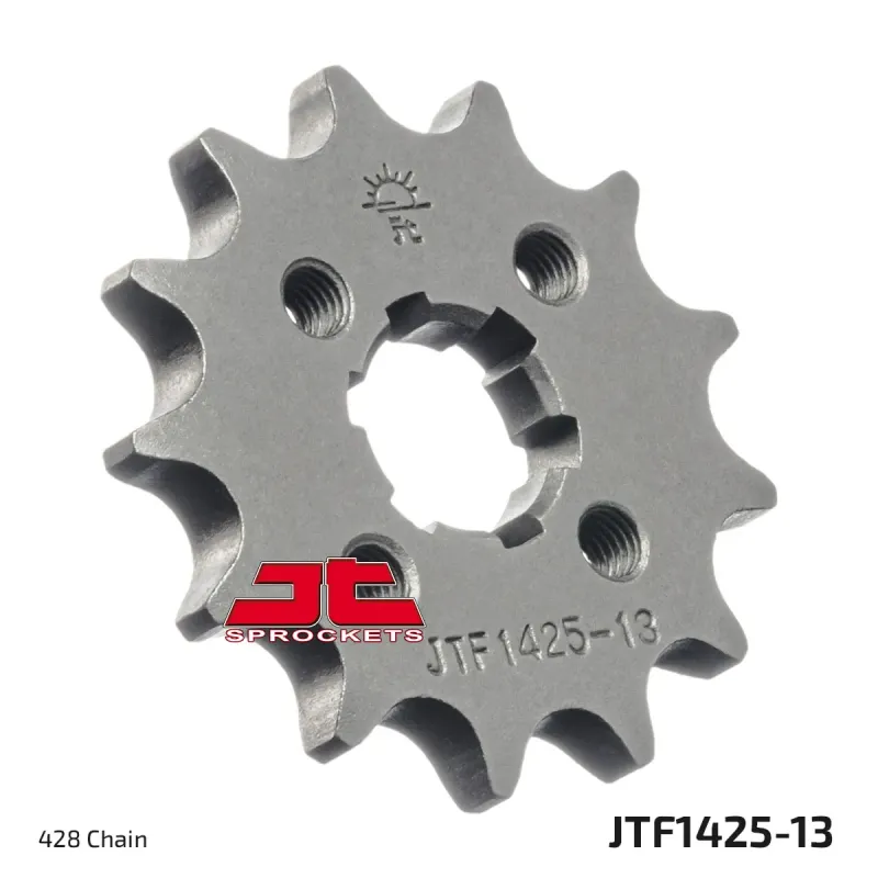 Piñón de moto JT Sprockets acero 13 dientes P.428 JTF1425.13