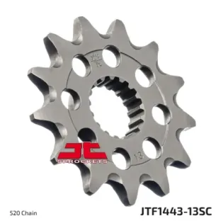 Piñón de moto JT Sprockets acero 13 dientes P.520 JTF1443.13SC
