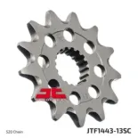 Piñón de moto JT Sprockets acero 13 dientes P.520 JTF1443.13SC