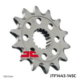 Piñón de moto JT Sprockets acero 14 dientes P.520 JTF1443.14SC