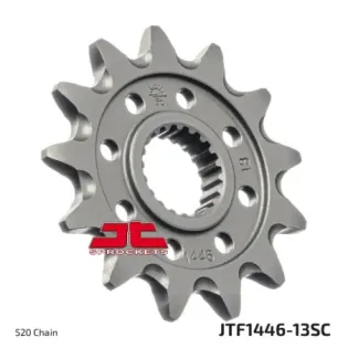 Piñón de moto JT Sprockets acero 13 dientes P.520 JTF1446.13SC