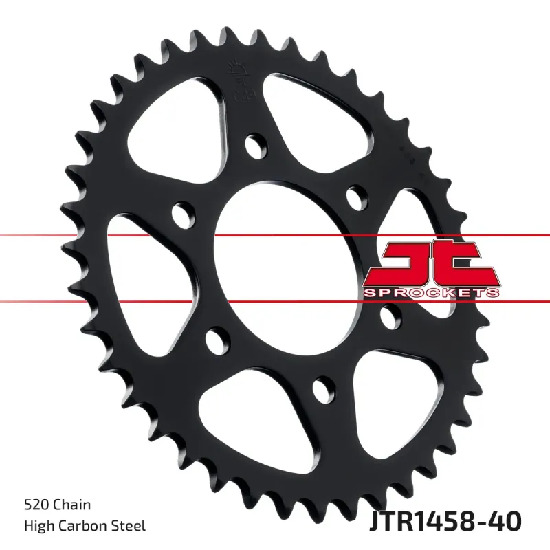 Corona moto JT Sprockets de acero de 40 dientes 145840JTS