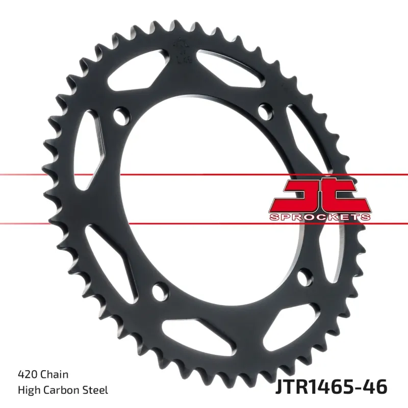 Corona moto JT Sprockets de acero de 46 dientes JTR1465.46