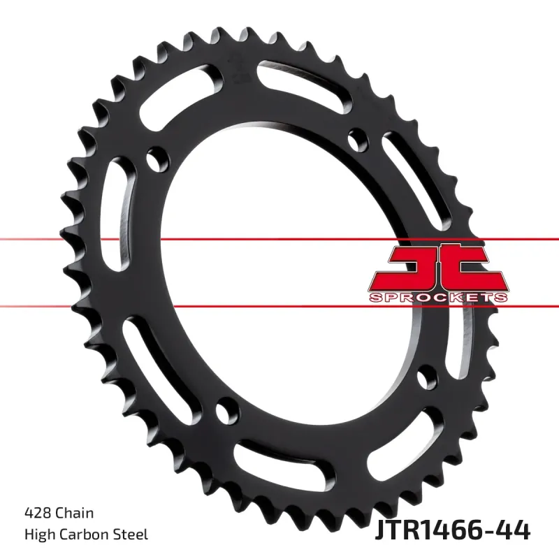 Corona moto JT Sprockets de acero de 44 dientes JTR1466.44