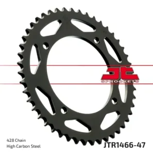 Corona moto JT Sprockets de acero de 47 dientes JTR1466.47