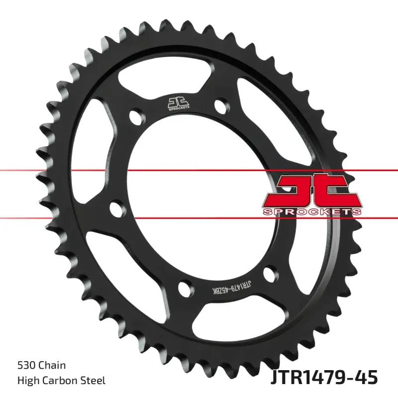 Corona moto JT Sprockets de acero de 45 dientes JTR1479.45