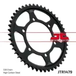 Corona de moto JT Sprockets Aluminio 47 dientes P.520 JTF1479.47ZBK