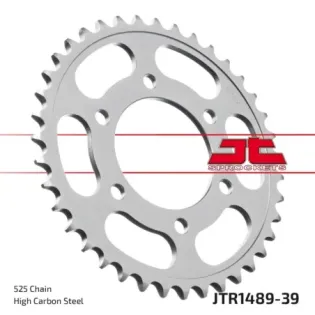 Corona moto JT Sprockets de acero de 39 dientes JTR1489.39