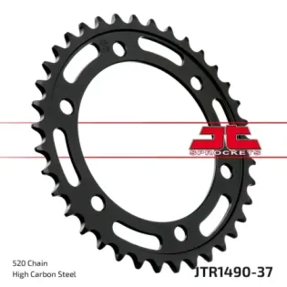 Corona moto JT Sprockets de acero de 37 dientes JTR1490.37