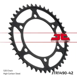 Corona moto JT Sprockets de acero de 42 dientes JTR1490.42