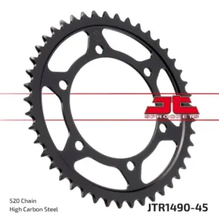 Corona moto JT Sprockets de acero de 45 dientes JTR1490.45