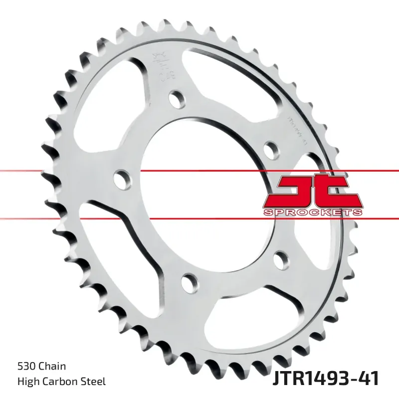 Corona moto JT Sprockets de acero de 41 dientes JTR1493.41