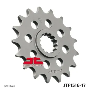 Piñón de moto JT Sprockets acero 17 dientes P.520 JTF1516.17