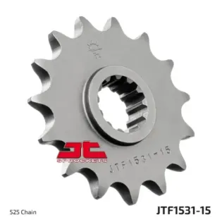 Piñón de moto JT Sprockets acero 15 dientes P.525 JTF1531.15