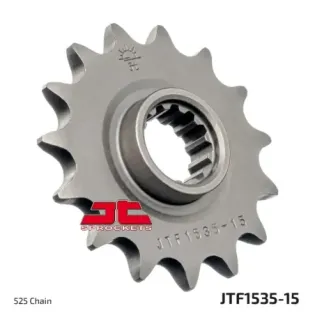 Piñón de moto JT Sprockets acero 15 dientes P.525 JTF1535.15SC