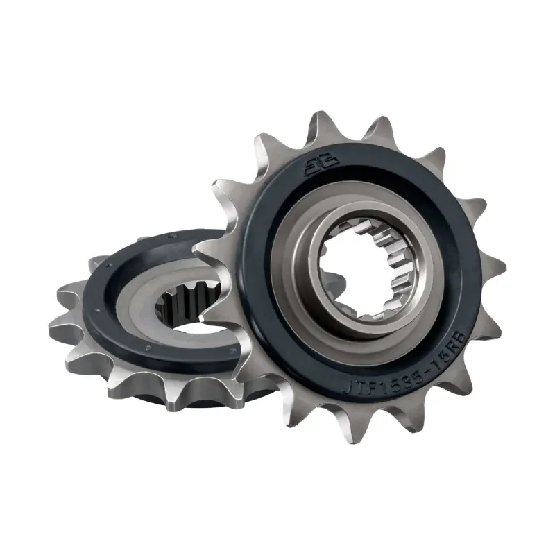 Piñón de moto JT Sprockets con goma 15 dientes P.525 JTF1535.15RB
