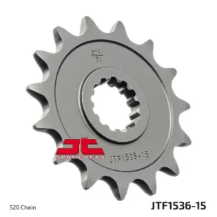 Piñón de moto JT Sprockets acero 15 dientes P.520 JTF1536.15