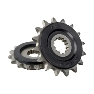 Piñón de moto JT Sprockets con goma 16 dientes P.525 JTF1537.16RB