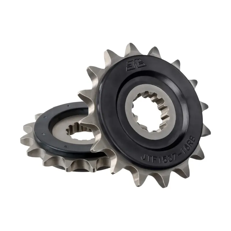 Piñón de moto JT Sprockets con goma 16 dientes P.525 JTF1537.16RB