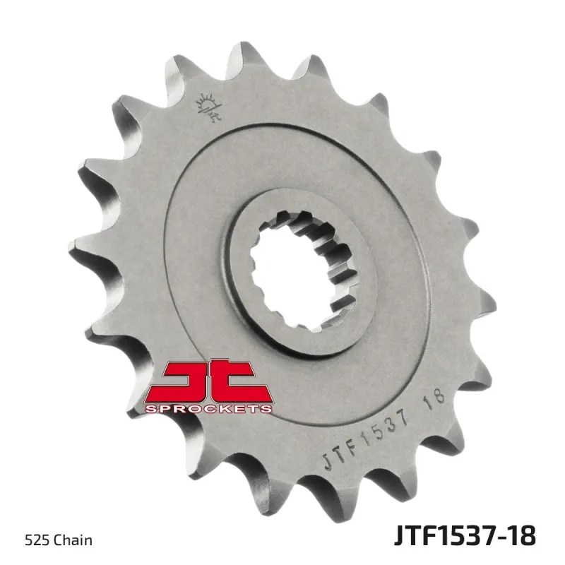 Piñón de moto JT Sprockets acero 18 dientes P.525 JTF1537.18