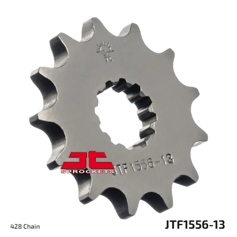 Piñón de moto JT Sprockets acero 13 dientes P.428 JTF1556.13
