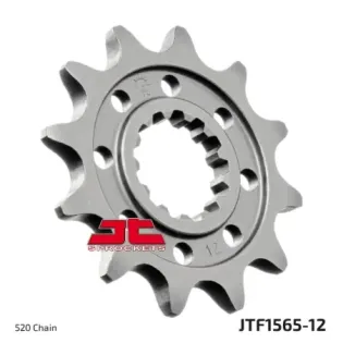 Piñón de moto JT Sprockets acero 12 dientes P.520 JTF1565.12