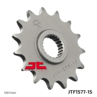 Piñón de moto JT Sprockets acero 15 dientes P.520 JTF1577.15