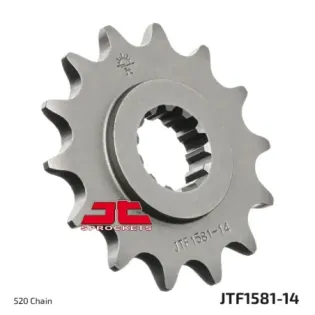 Piñón de moto JT Sprockets acero 14 dientes P.520 JTF1581.14