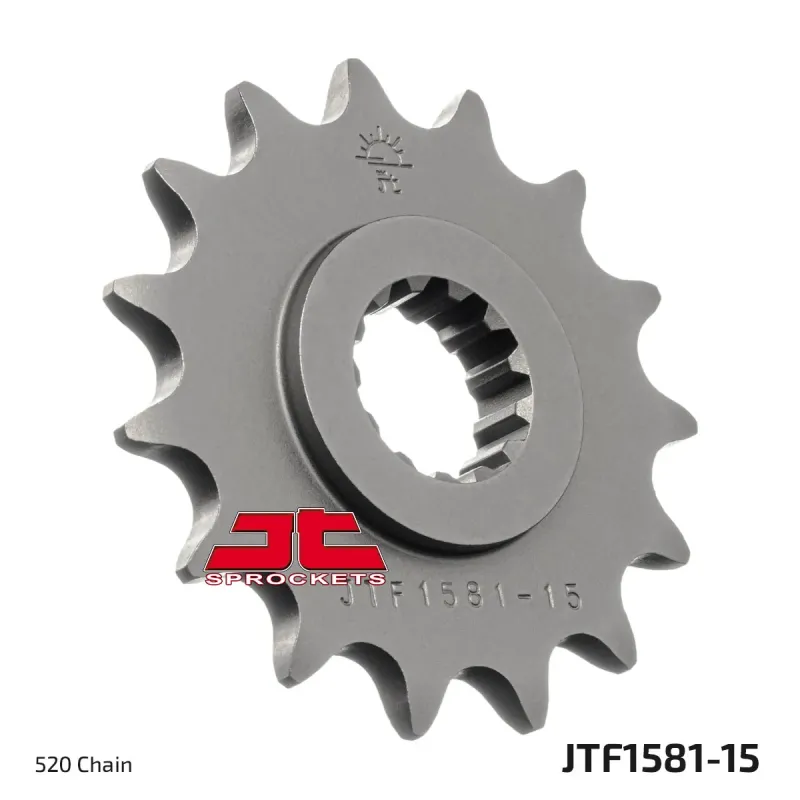 Piñón moto JT Sprockets acero 15 dientes JTF1581.15