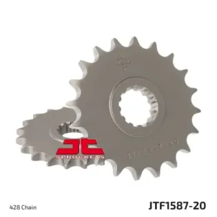 Piñón moto JT Sprockets acero 20 dientes JTF1587.20