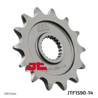 Piñón de moto JT Sprockets acero 14 dientes P.520 JTF1590.14SC