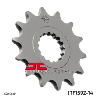 Piñón de moto JT Sprockets acero 14 dientes P.520 JTF1592.14