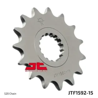 Piñón de moto JT Sprockets acero 15 dientes P.520 JTF1592.15