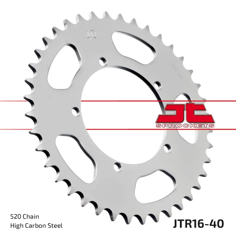 Corona moto JT Sprockets de acero de 40 dientes JTR16.40