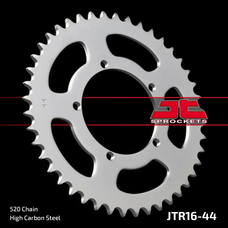 Corona moto JT Sprockets de acero de 44 dientes JTR16.44