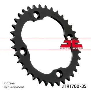 Corona moto JT Sprockets de acero de 35 dientes JTR1760.35