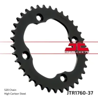 Corona moto JT Sprockets de acero de 37 dientes JTR1760.37
