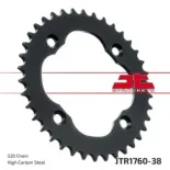 Corona moto JT Sprockets de acero de 38 dientes JTR1760.38