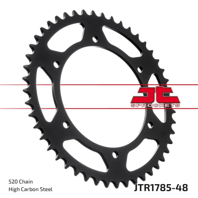 Corona moto JT Sprockets de acero de 48 dientes JTR1785.48