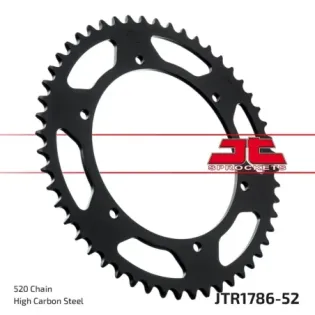 Corona moto JT Sprockets de acero de 52 dientes JTR1786.52