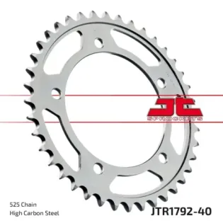 Corona moto JT Sprockets de acero de 40 dientes JTR1792.40