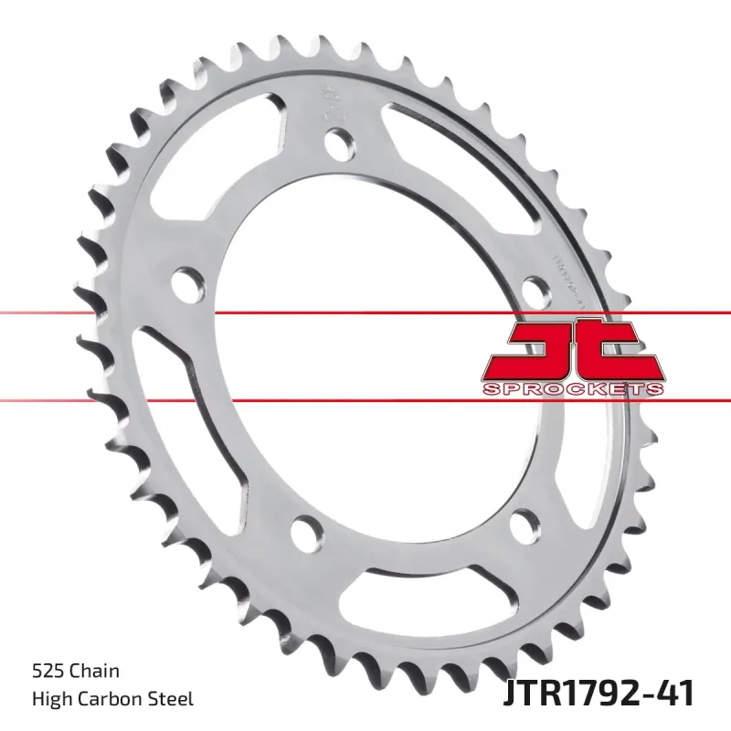 Corona moto JT Sprockets de acero de 41 dientes JTR1792.41