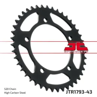 Corona moto JT Sprockets de acero de 43 dientes JTR1793.43