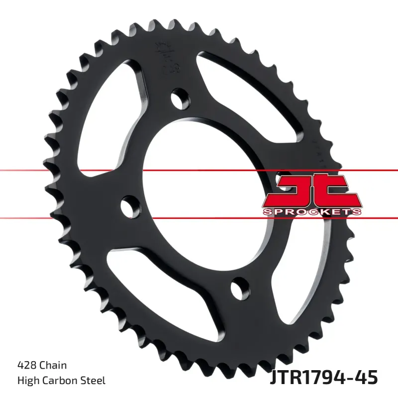 Corona moto JT Sprockets de acero de 45 dientes JTR1794.45